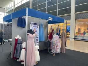 Great bridesmaids, juniors, flower girl dresses and page boy suits were on the runway and on display at the centre:MK big Bridal Show in October!